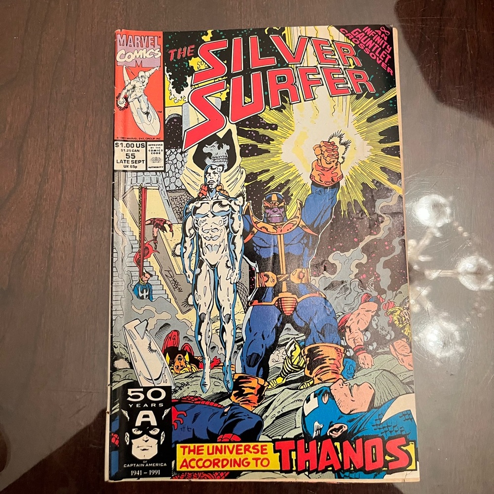 Silver Surfer, An Infinity Gauntlet Crossover, universe according to Thanos